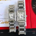 Clone Cartier new Tank Must Quartz Couple Watch Diamond-set Case